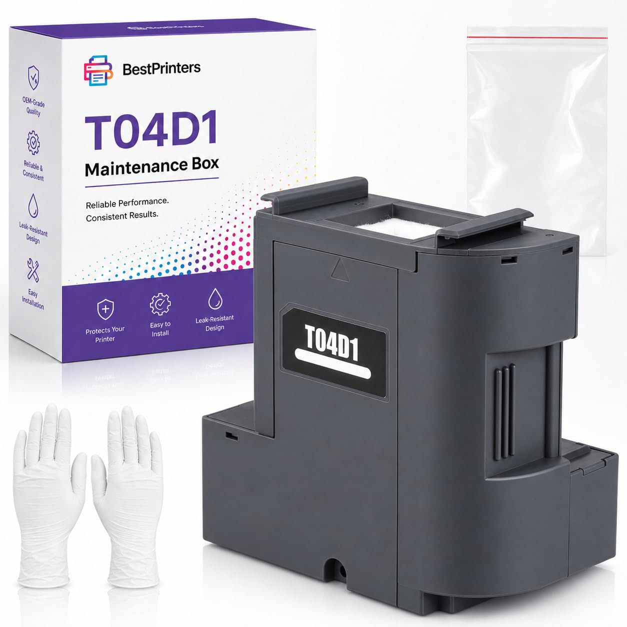 Amazon.com: T04D1 Maintenance Box for Epson EcoTank and Workforce